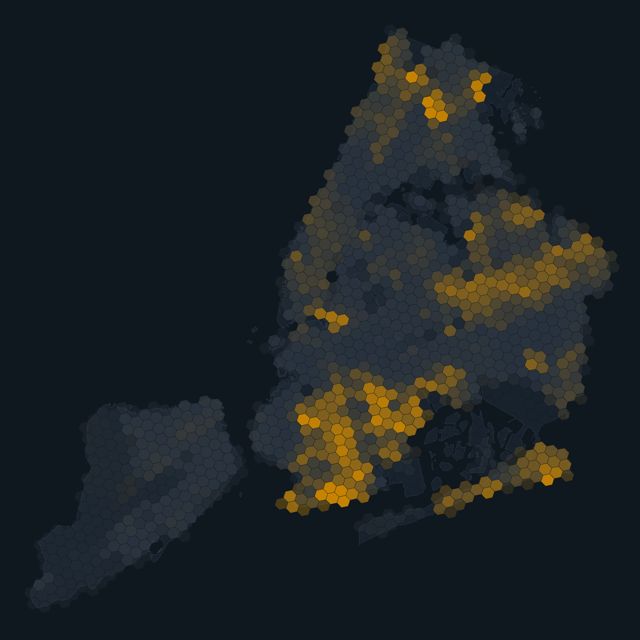 Share of New Yorkers speaking Yiddish at home in 1970